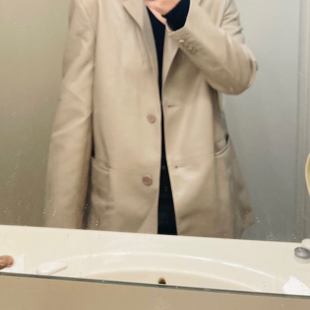 Brand new Aritzia leather blazer